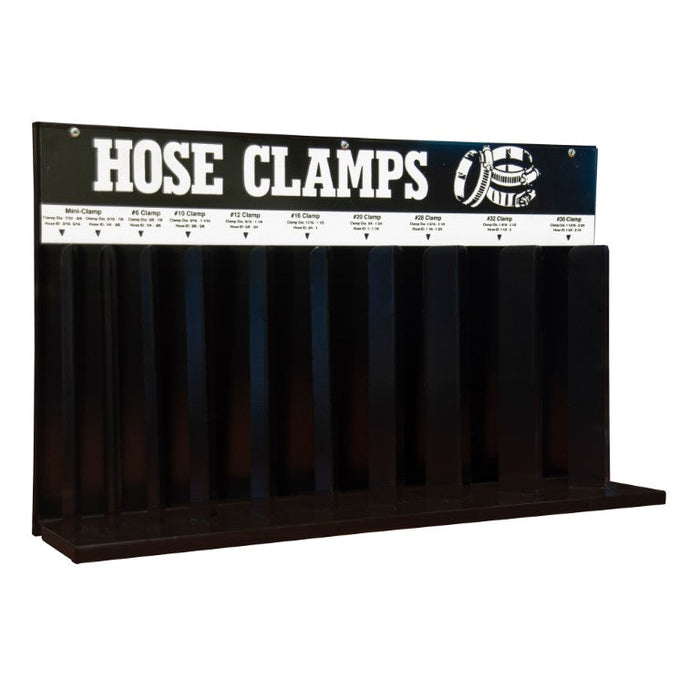 906-08-S129 Hose Clamp Rack, 10 Loops