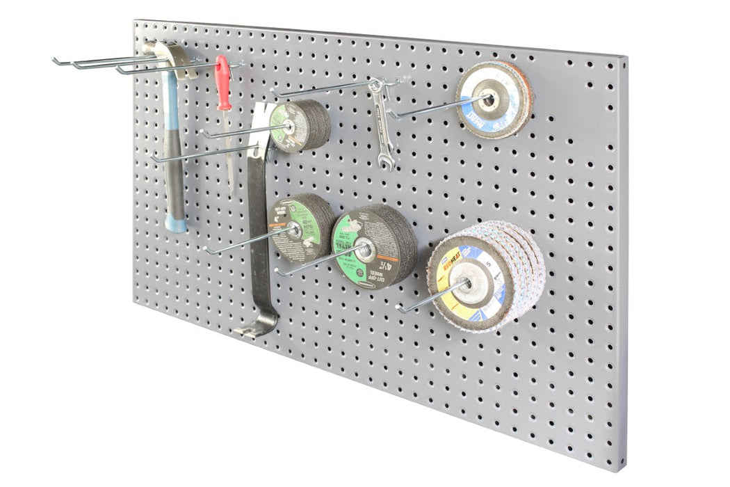 915-95 Pegboard Panel, Wall Mountable, Gray