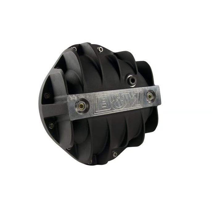 B&M Hi-Tek Aluminum Differential Cover for GM 8.875-inch 12-bolt Truck - Black