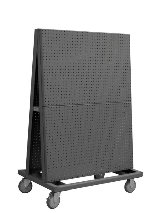AF-2436-PB-5PU-95 A-Frame Truck, Pegboard Panel, No Handle