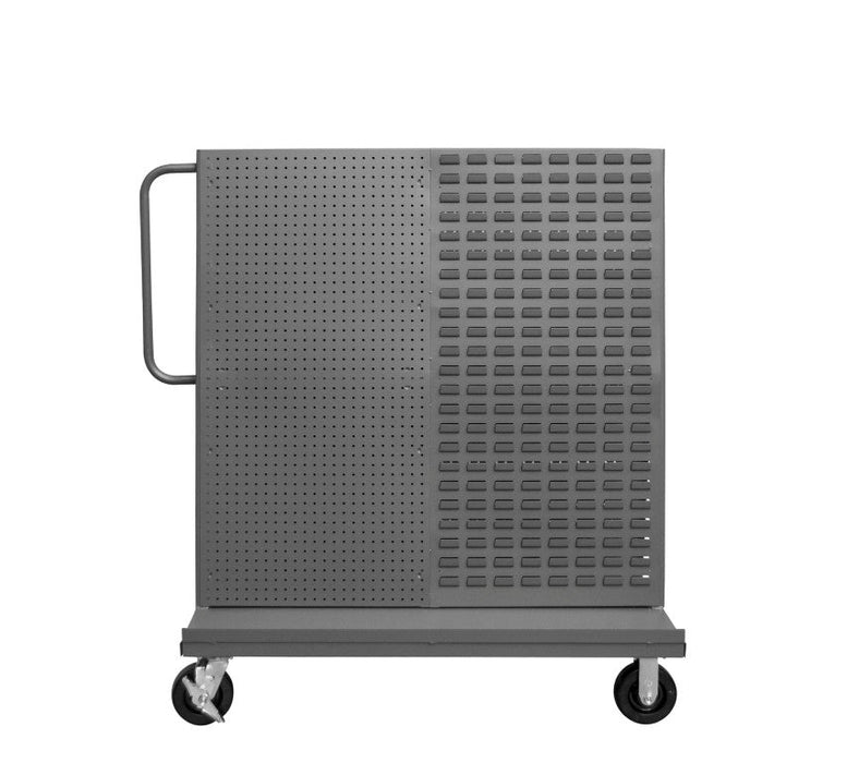 AF-3048-PBLP-BS-95 A-Frame Truck, Louvered, Pegboard, Gray