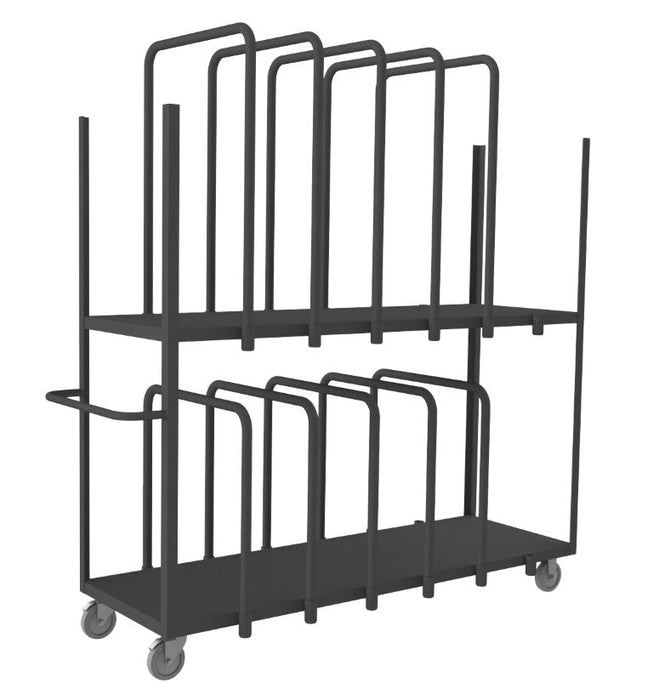 APT10V-2472-2-5PU-95 Adjustable Panel Moving Truck, 2 Levels