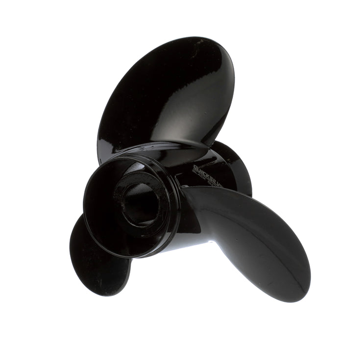 Quicksilver Black Diamond 3-Blade Aluminum Propeller, 10.4" Diameter x 14" Pitch, Right Hand Rotation