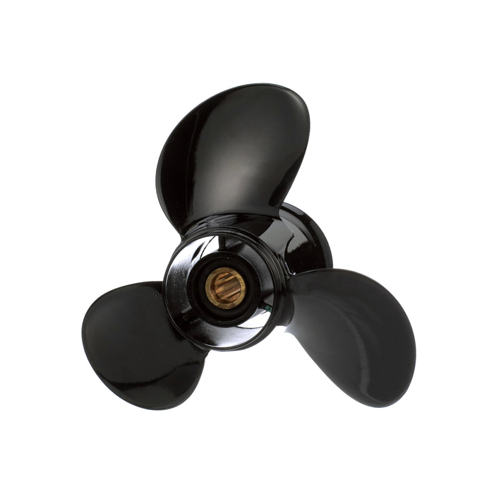 Quicksilver Black Diamond 3-Blade Aluminum Propeller, 9.5" Diameter x 11" Pitch, Right Hand Rotation