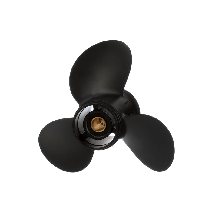 Quicksilver Black Diamond 3-Blade Aluminum Propeller, 10" Diameter x 13" Pitch, Right Hand Rotation