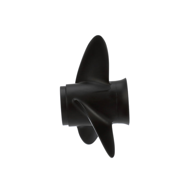 Quicksilver Black Diamond 3-Blade Aluminum Propeller, 10" Diameter x 13" Pitch, Right Hand Rotation