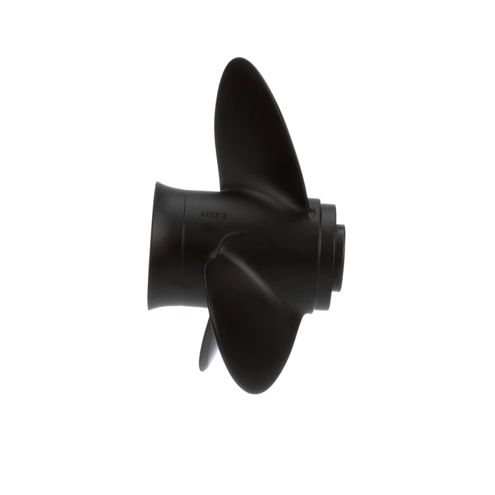 Quicksilver Black Diamond 3-Blade Aluminum Propeller, 9.9" Diameter x 11" Pitch, Right Hand Rotation