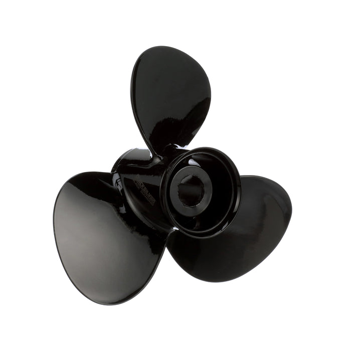Quicksilver Black Diamond 3-Blade Aluminum Propeller, 12.7" Diameter x 21" Pitch, Right Hand Rotation