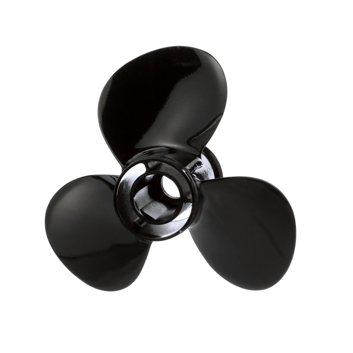 Quicksilver Black Diamond 3-Blade Aluminum Propeller, 12.7" Diameter x 21" Pitch, Right Hand Rotation