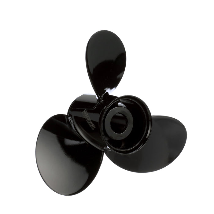 Quicksilver Black Diamond 3-Blade Aluminum Propeller, 13.25" Diameter x 17" Pitch, Right Hand Rotation