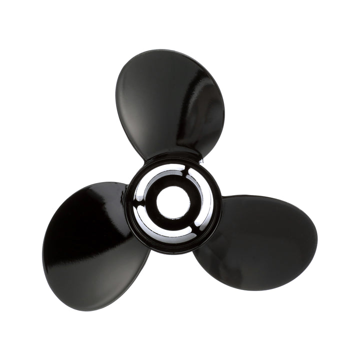 Quicksilver Black Diamond 3-Blade Aluminum Propeller, 13.75" Diameter x 15" Pitch, Right Hand Rotation