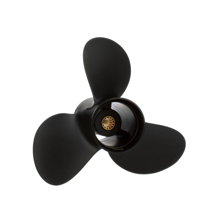 Quicksilver Black Diamond 3-Blade Aluminum Propeller, 9.3" Diameter x 10" Pitch, Right Hand Rotation