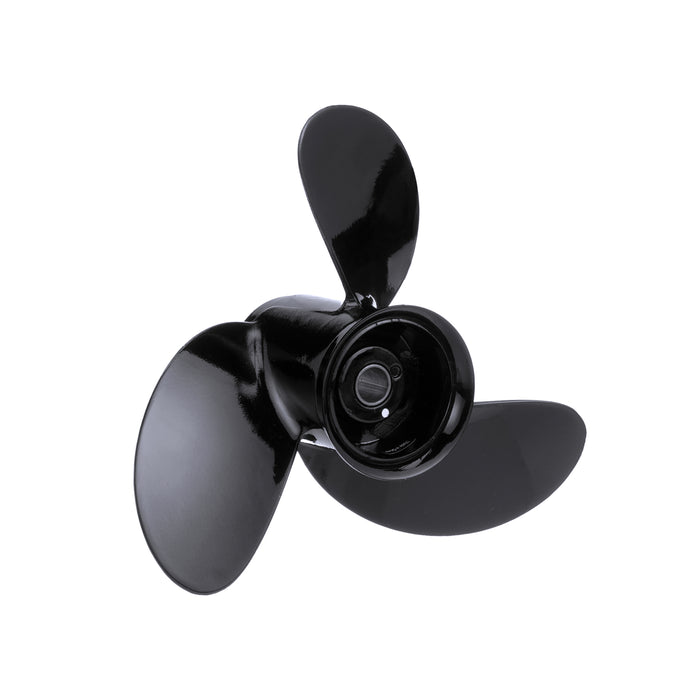 Quicksilver Black Diamond 3-Blade Aluminum Propeller, 8.9" Diameter x 7.5" Pitch, Right Hand Rotation