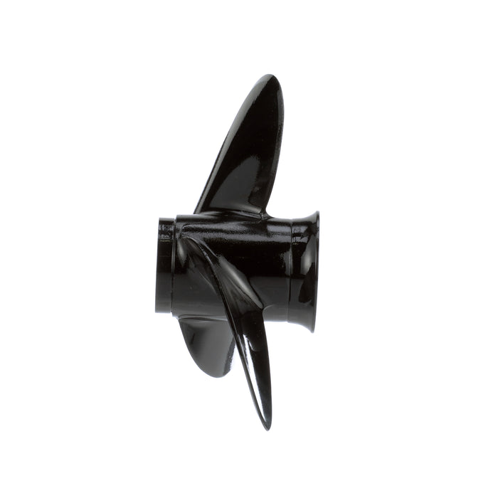 Quicksilver Black Diamond 3-Blade Aluminum Propeller, 8.9" Diameter x 8.5" Pitch, Right Hand Rotation