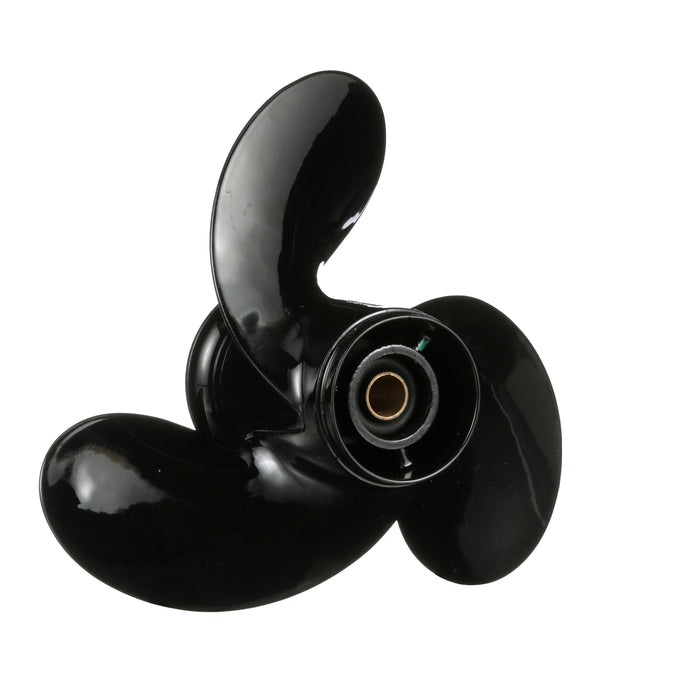 Quicksilver Black Diamond 3-Blade Aluminum Propeller, 9" Diameter x 8" Pitch, Right Hand Rotation