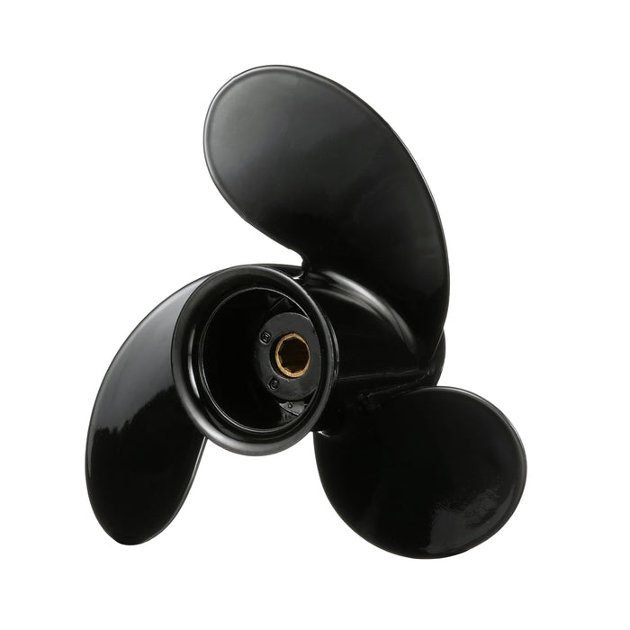 Quicksilver Black Diamond 3-Blade Aluminum Propeller, 9" Diameter x 9" Pitch, Right Hand Rotation
