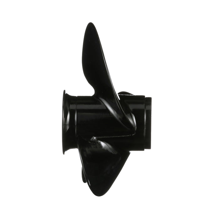 Quicksilver Black Diamond 3-Blade Aluminum Propeller, 9" Diameter x 10.5" Pitch, Right Hand Rotation