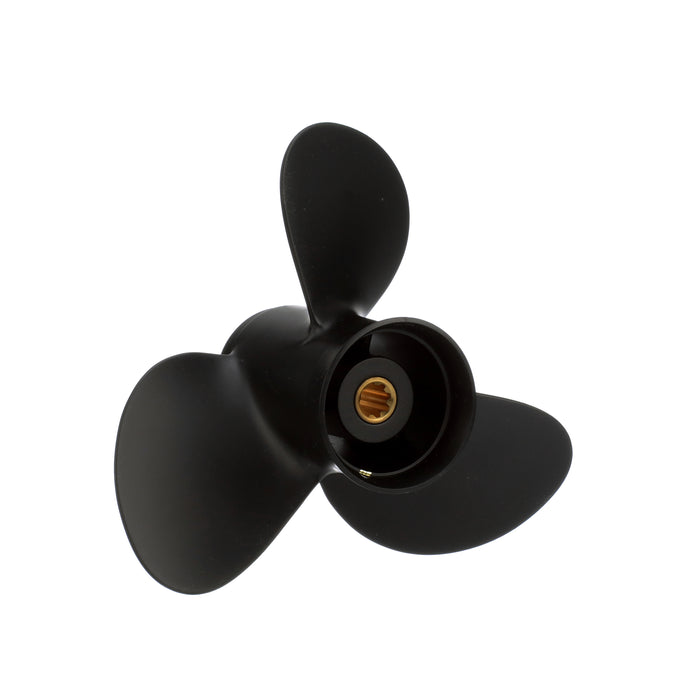 Quicksilver Black Diamond 3-Blade Aluminum Propeller, 9.25" Diameter x 10" Pitch, Right Hand Rotaion