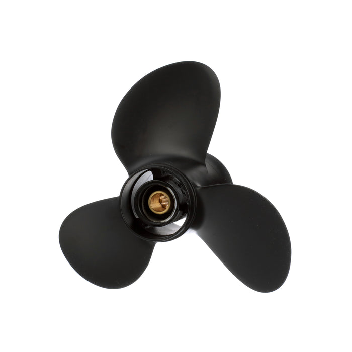 Quicksilver Black Diamond 3-Blade Aluminum Propeller, 9.25" Diameter x 10" Pitch, Right Hand Rotaion