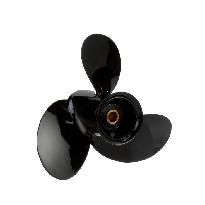 Quicksilver Black Diamond 3-Blade Aluminum Propeller, 9.25" Diameter x 9" Pitch, Right Hand Rotation