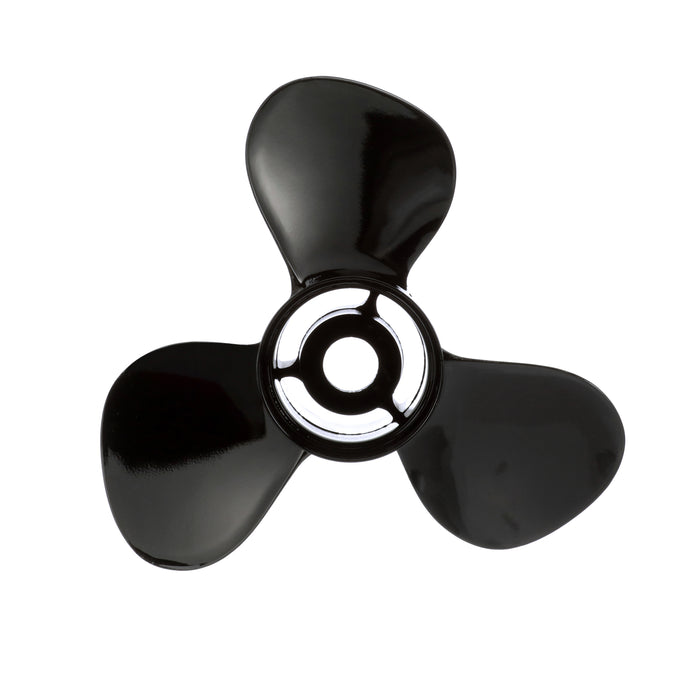 Quicksilver Black Diamond 3-Blade Aluminum Propeller, 14.3" Diameter x 21" Pitch, Right Hand Rotation