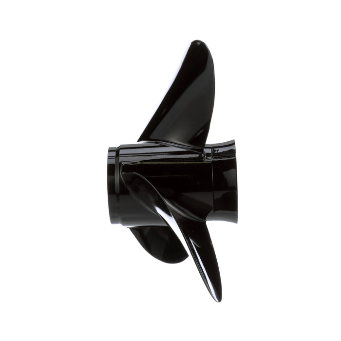 Quicksilver Black Diamond Bravo Two Propeller Black Finish, 18.8" Diameter x 17" Pitch, Right Hand Rotation