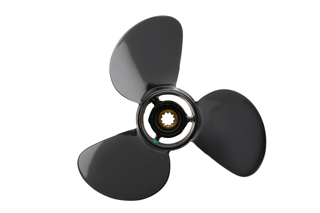 Quicksilver Black Diamond 3-Blade Aluminum Propeller, 10.5" Diameter x 13" Pitch, Right Hand Rotation