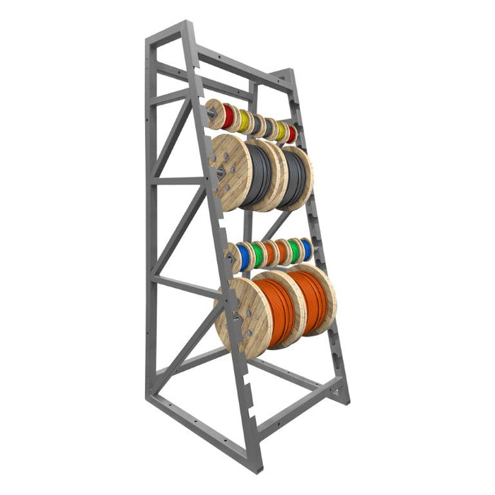 CRR-36X36X84-95 Cable Reel Rack, Gray