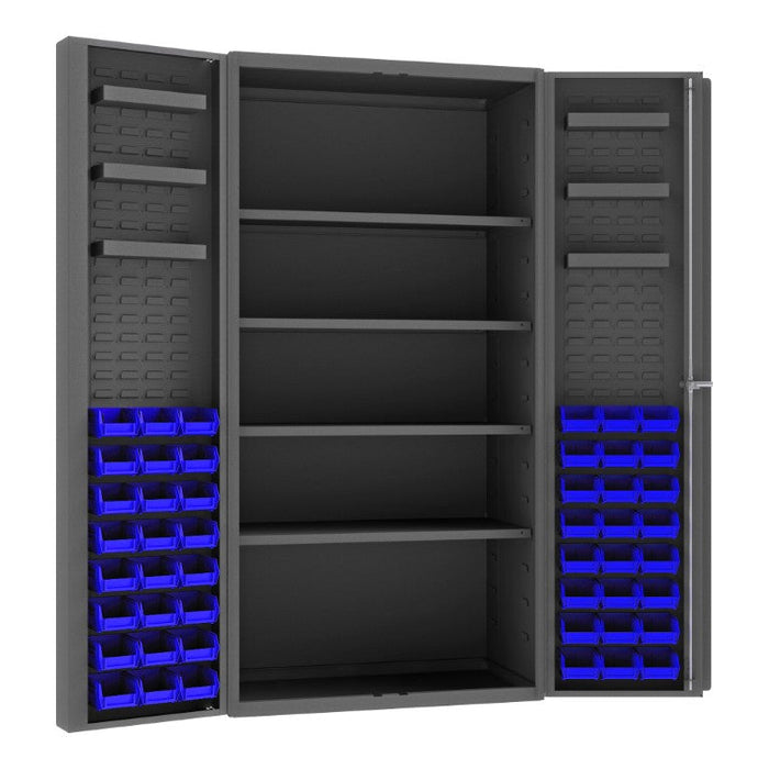 DC36-48-4S6DS-5295 Cabinet, 4 Shelves, 48 Blue Bins