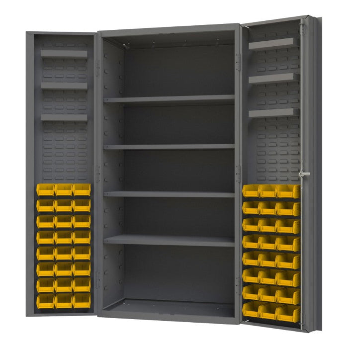 DC36-48-4S6DS-95 Cabinet, 4 Shelves, 48 Yellow Bins