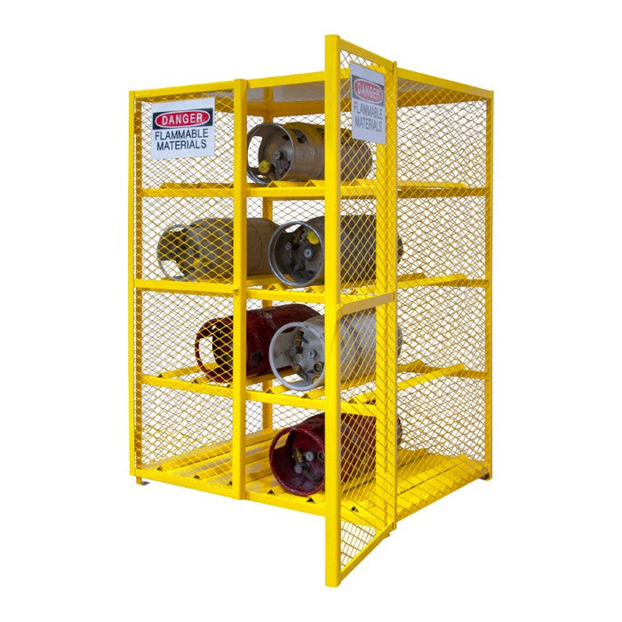 EGCC12-50 Horizontal Gas Cylinder Cabinet, Cap. 12