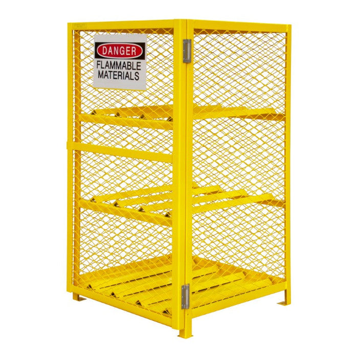 EGCC6-SC-50 Horizontal Gas Cylinder Cabinet, Cap. 6