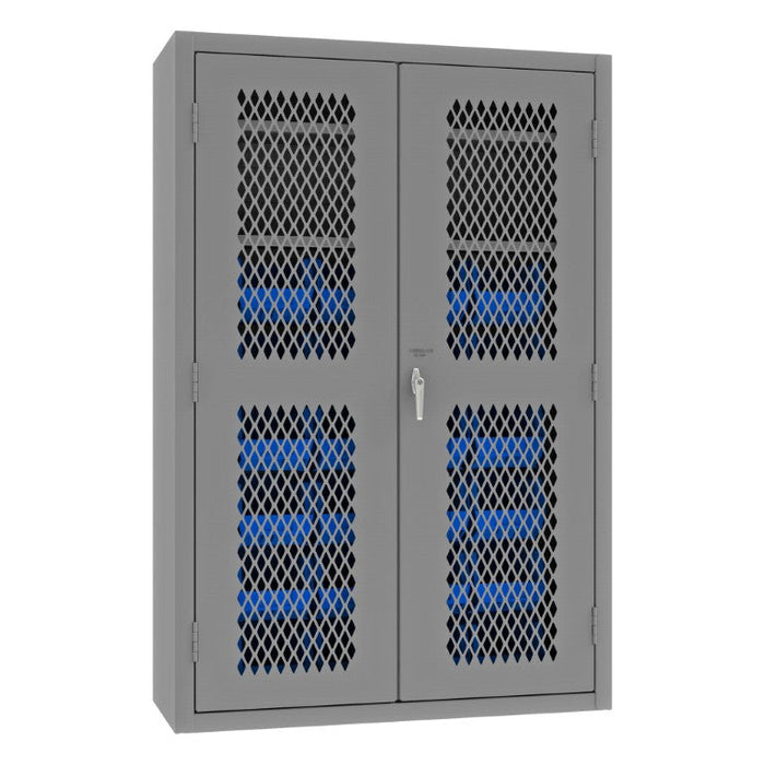 EMDC-481872-24B-2S-5295 Ventilated Cabinet, 2 Shelves, 24 Bins