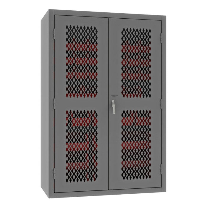 EMDC-482472-42B-1795 Ventilated Cabinet, 42 Red Bins