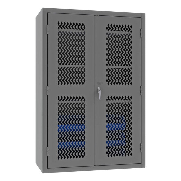 EMDC-482472-6B-3S-5295 Ventilated Cabinet, 3 Shelves, 6 Bins