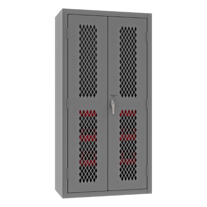 EMDC36182S15B1795 Ventilated Cabinet, 2 Shelves, 15 Bins