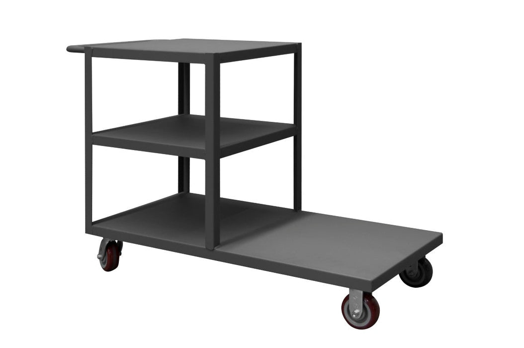 EPT3S24485PU95 Platform Truck, 3 Shelves