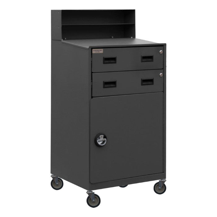 FED-2023-95 Mobile Shop Desk, 1 Shelf, 2 Drawers