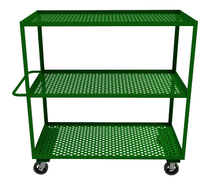 GC-3060-3-6MR-83T Garden Cart, 3 Perforated Shelves