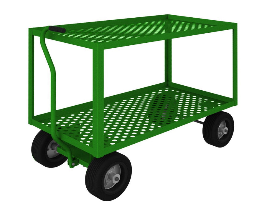 GT5WT-2448-2-10PN-83T 5th Wheel Garden Truck, 2 Shelves