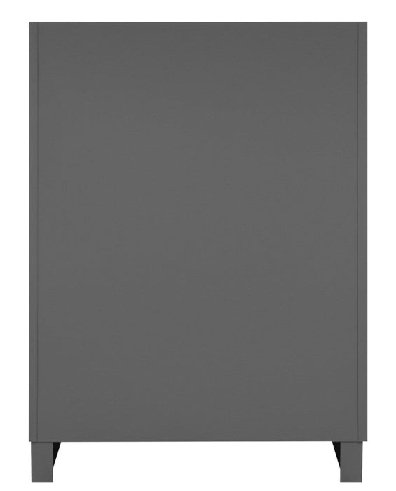 HDC-244866-3S95 Cabinet, 3 Shelves, Gray