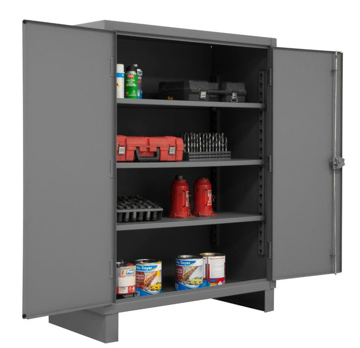 HDC-244866-3S95 Cabinet, 3 Shelves, Gray