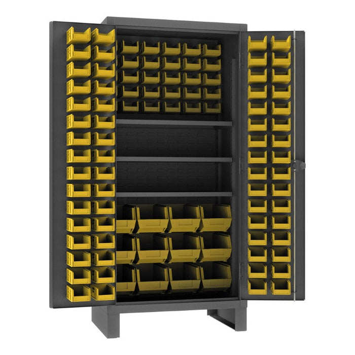 HDC36-108-3S95 Cabinet, 3 Shelves, 108 Yellow Bins
