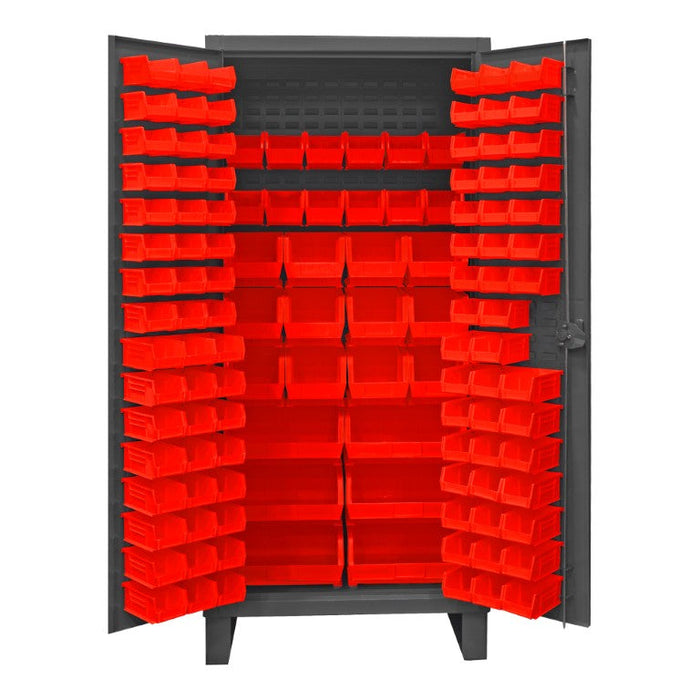 HDC36-126-1795 Cabinet, 126 Red Bins