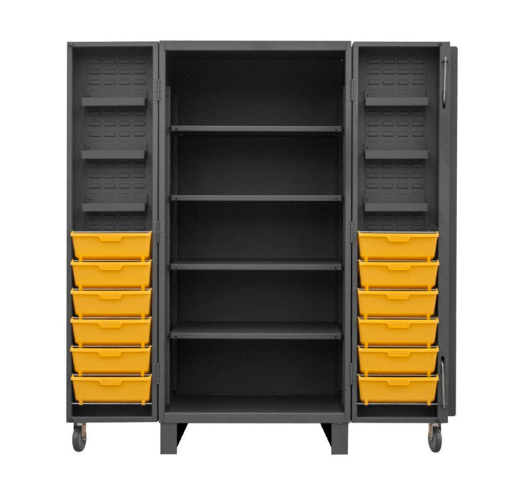 HDC36-DC12TB4S95 Cabinet, 4 Shelves, 6 Door Shelves