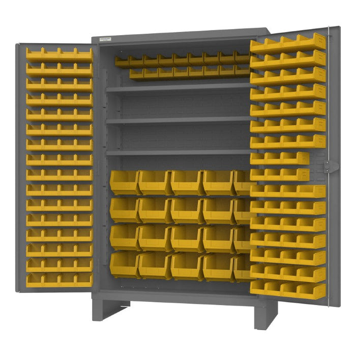HDC48-164-3S95 Cabinet, 3 Shelves, 164 Yellow Bins