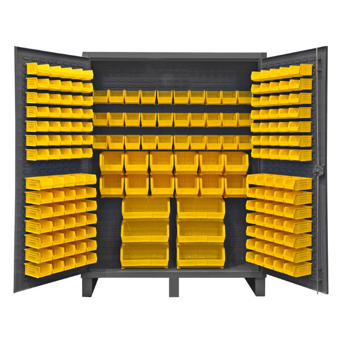 HDC60-198-95 Cabinet, 198 Yellow Bins