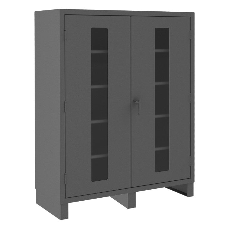 HDCC246078-4S95 Cabinet, Clearview Doors, 4 Shelves — Base Industries