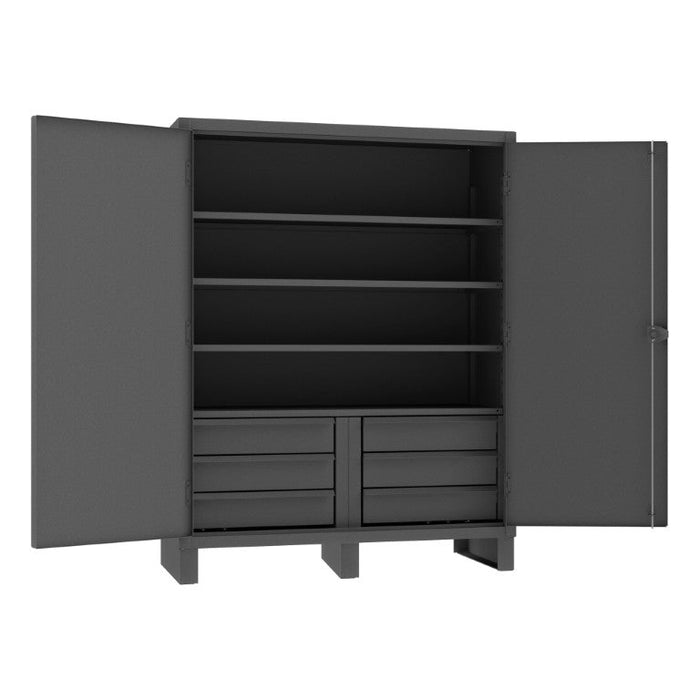 HDCD246078-6B95 Cabinet, 4 Shelves, 6 Drawers