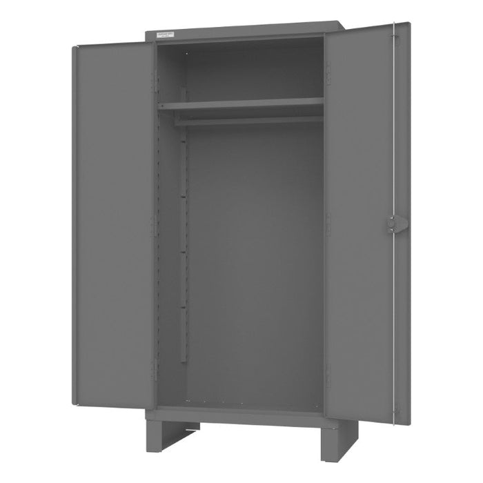 HDCHB-243678-1S95 Cabinet,1 Shelf, Hanger Bar, Gray